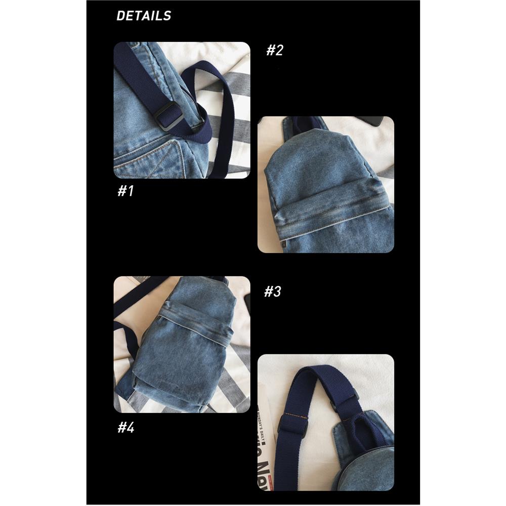 Hochwertige Schultaschen Jean Blue Umhängetaschen Umhängetaschen Damen Denim Blue Taschen