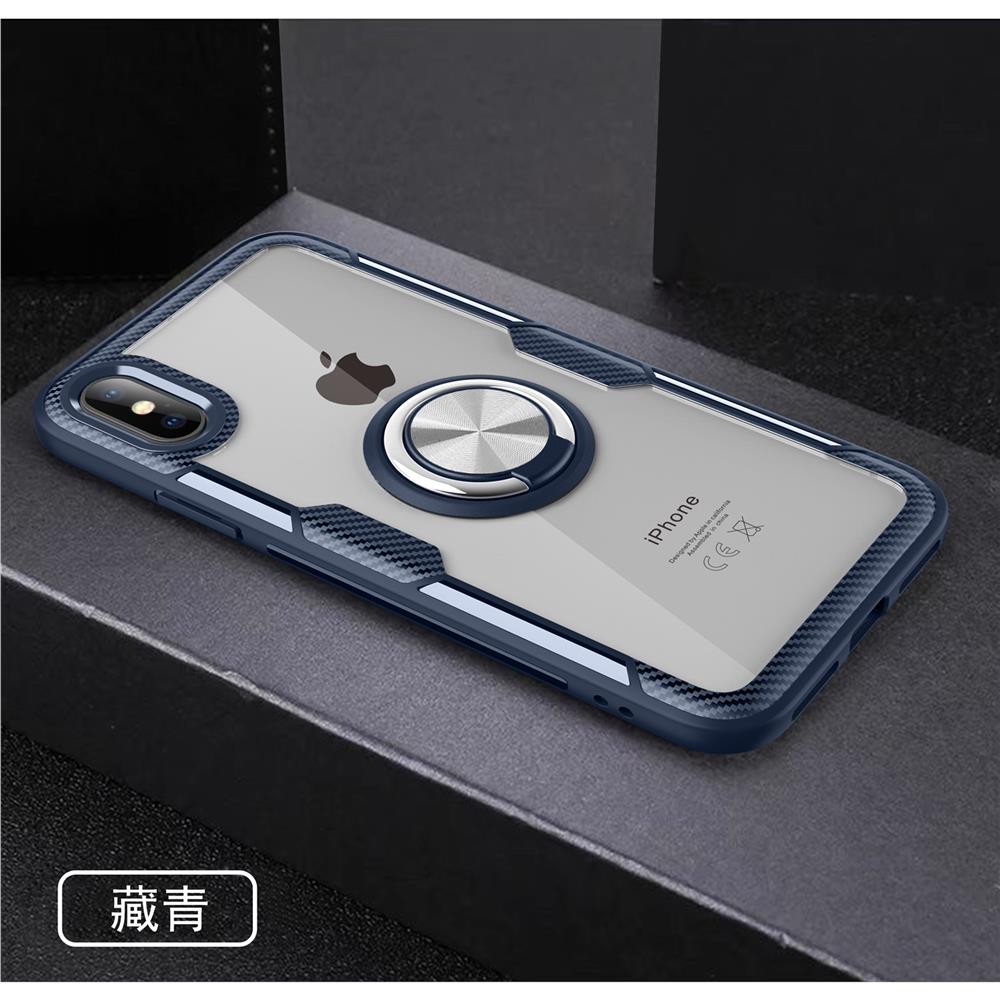 Acrylglas Carbon Ring Halter Telefon Fall