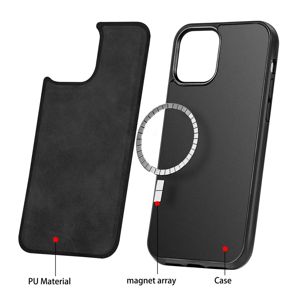 Retro Skin Feel Magsafe Handyhülle für iPhone 12, 12 Mini, 12 Pro, 12 Pro max