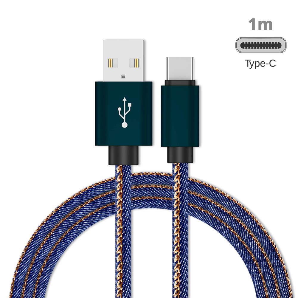 Jeans Braided USB Quick Charging Cable