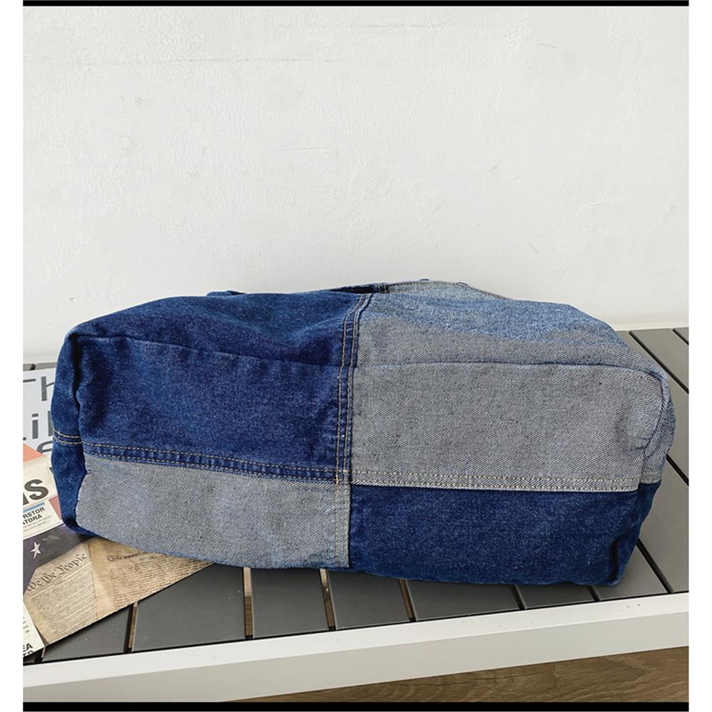 Bolsos de hombro de mezclilla de gran tamaño de alta calidad Mochila de mezclilla de moda Bolsos de mujer Bolsos de mujer Bolsos de viaje Bolsos de compras