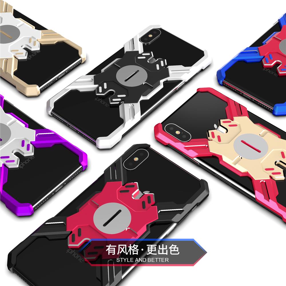 Heroes All Metal Bumper Kickstand Car Funda magnética para teléfono