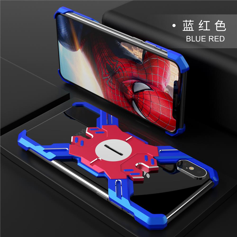 Heroes All Metal Bumper Kickstand Car Funda magnética para teléfono