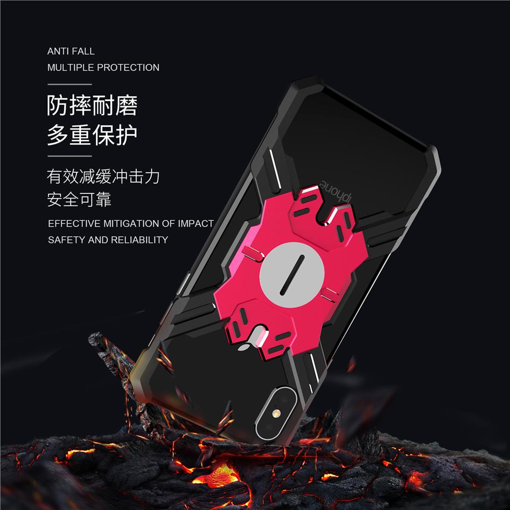 Heroes All Metal Bumper Kickstand Car Funda magnética para teléfono