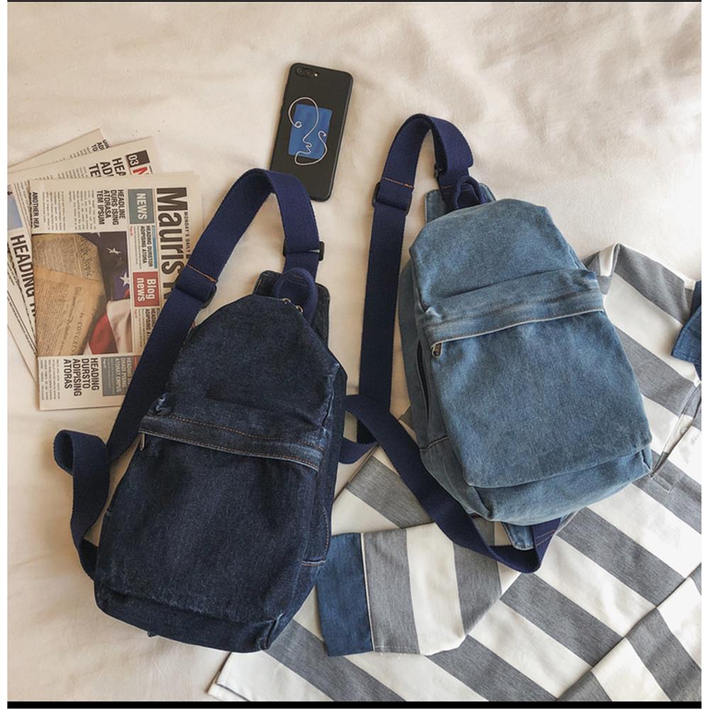 Cartables de haute qualité Jean bleu sacs à bandoulière sacs de voyage bandoulière femmes sacs bleu denim