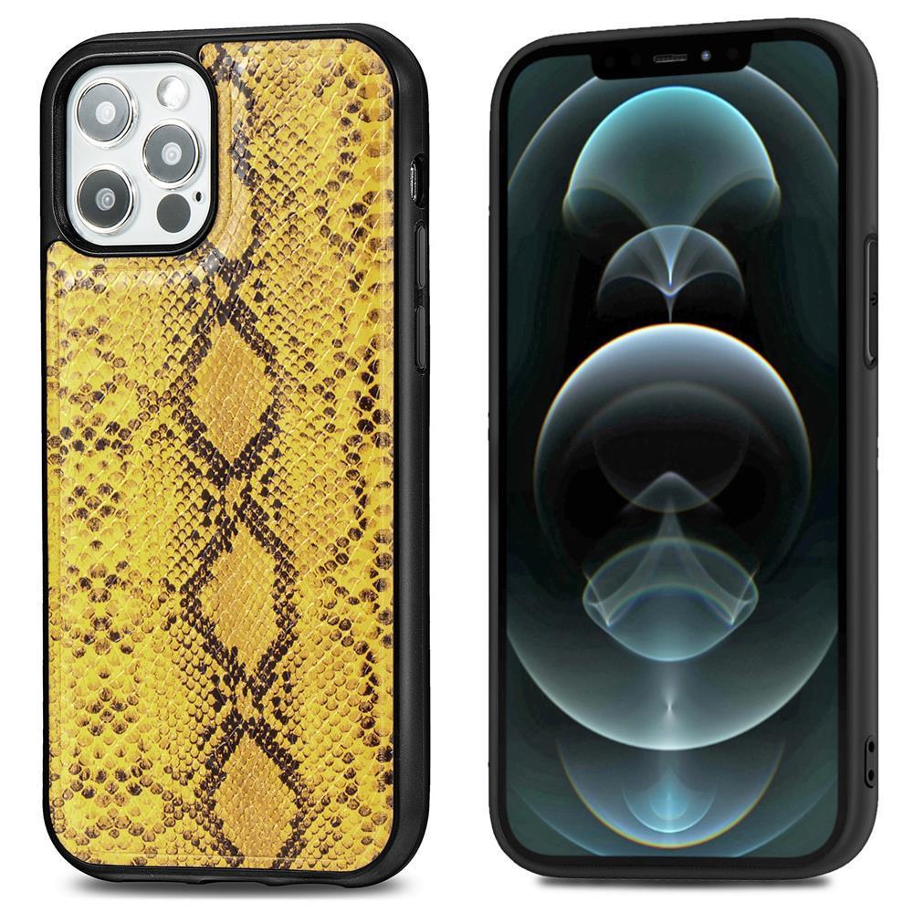 Housse de protection pour téléphone portable à motif Python Magsafe pour iPhone 12, 12 Mini, 12 Pro, 12 Pro Max