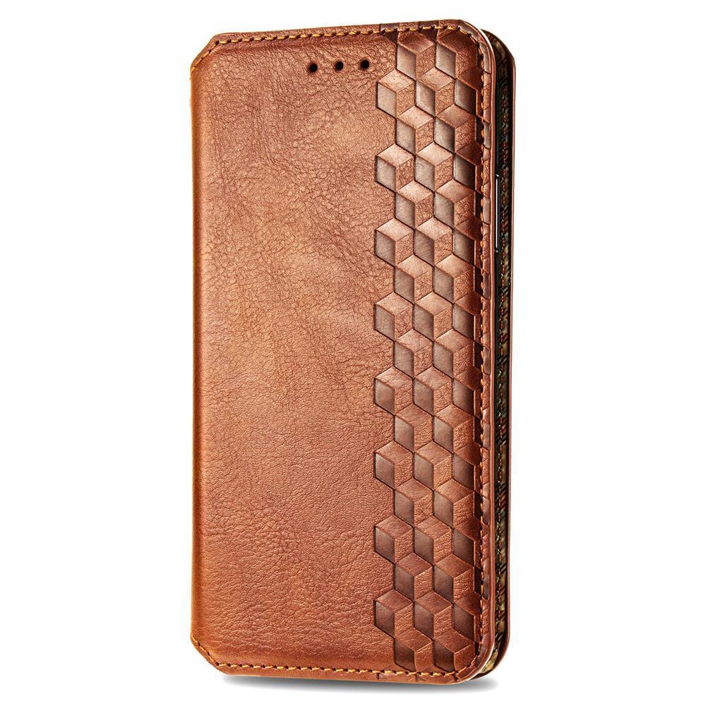 ビジネススタイルのスリムなファッション磁気自動吸引革フリップ財布ケースカバー
