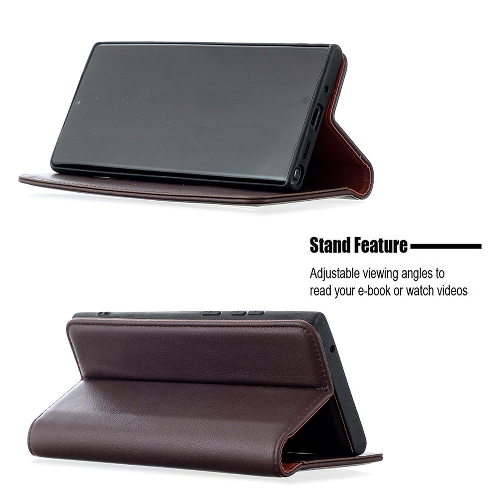 Binfen Color Case for iPhone 12 11Pro Max Genuine Leather Case for iPhone X XS XR Detachable Magnet Holster Cover for Samsung Galaxy Note 20 Ultra S10