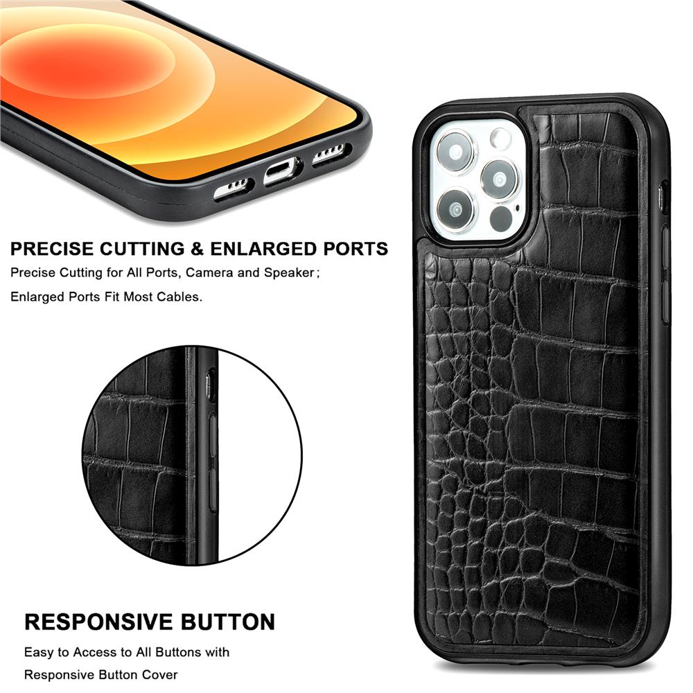 Apple iphone12シリーズクロコダイルパターンMagsafe携帯電話ケース