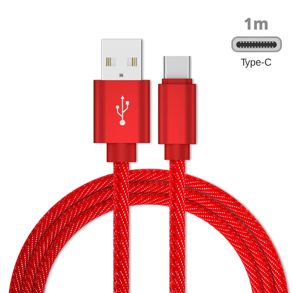 Cabos de carga rápida USB Braided Jeans
