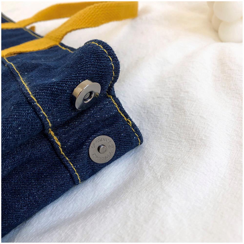 Fashion Schoolbag 2021 Women Bags Ladies Handbags Large Size Jean Shoulder Crossbody Bags with Lovely Toy Pendant on for Girls