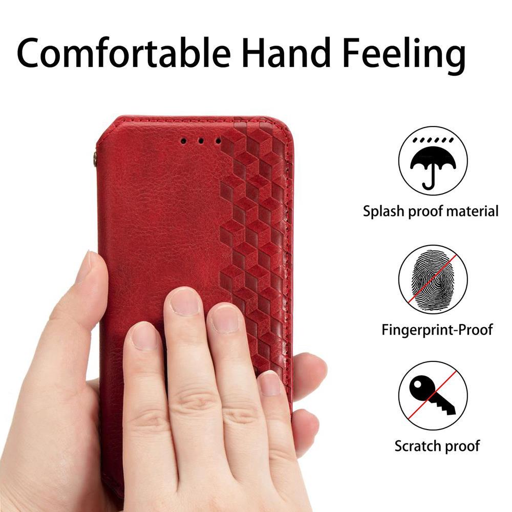 Business Style Slim Fashion Magnetic Automatic Suction Leather Flip Wallet Case Cover