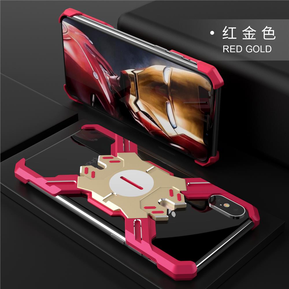 Heroes All Metal Bumper Kickstand Car Magnetic Phone Case